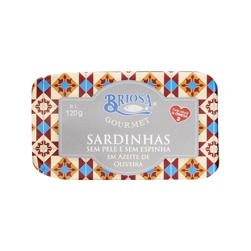 Sardines without skin and bones 120g