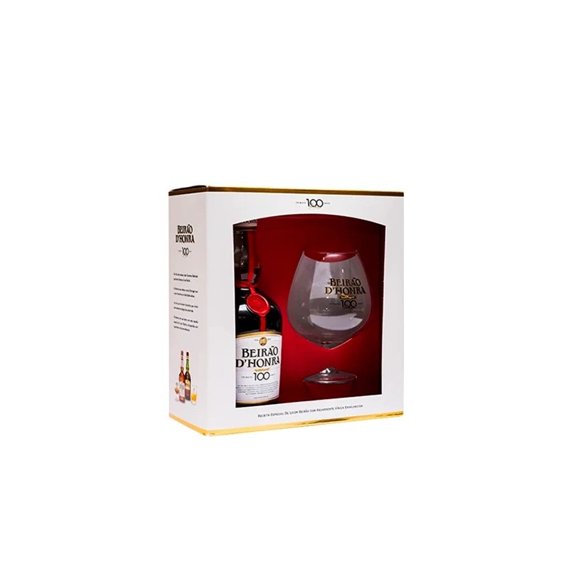 Beirão D'Honra Liqueur 70cl + Glass