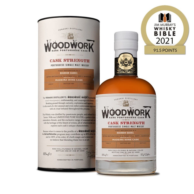 WoodWork Single Malt Madeira wine 50cl