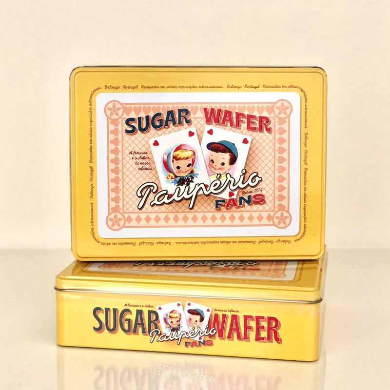 Sugar Wafer Fans lata 600g