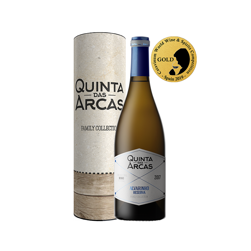 Qtª Arcas Alvarinho Reserva c/tubo 750ml