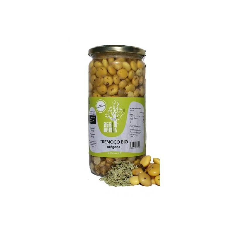 Tremoço Bio c/oregãos 450g