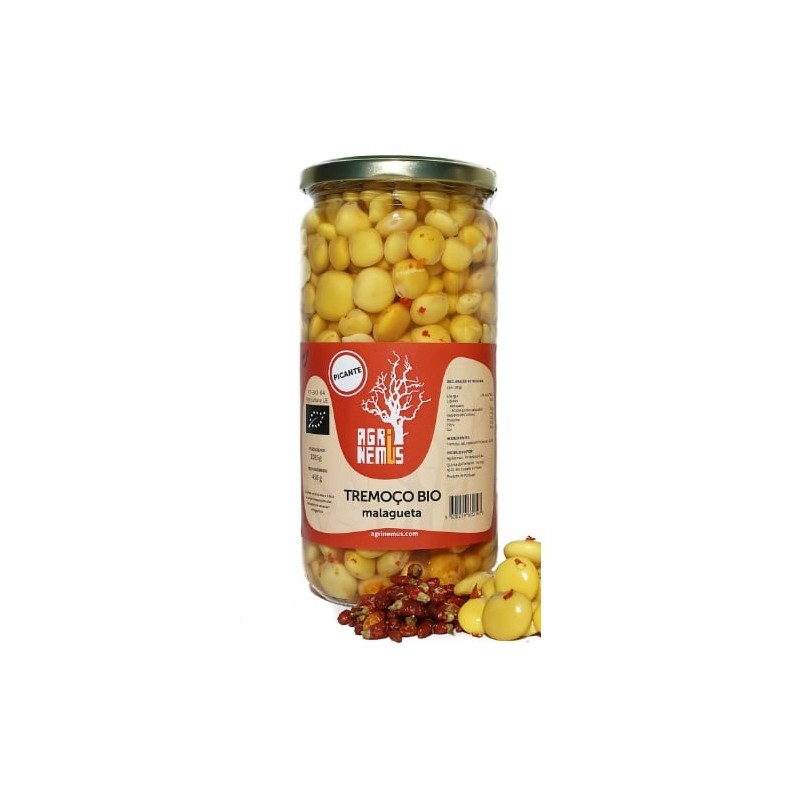 Organic lupine with chilli pepper 450g