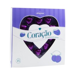 Bombons Coração Choc. Negro...