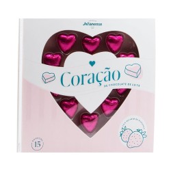 Bombons Coração Choc. Leite 75g